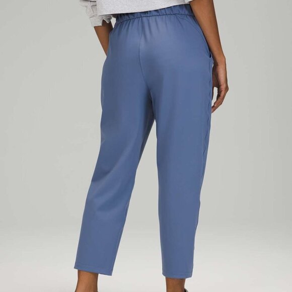 Lululemon Blue W6BQNS Stretch High Rise Crop Pants 2 - Picture 9 of 12
